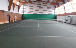 Utilisation de la salle de tennis pour la saison 