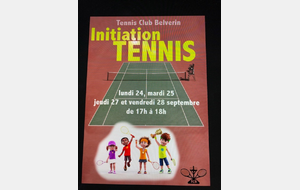 Initiation Tennis pour les jeunes (de 6 à 11 ans)