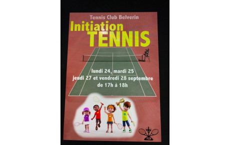 Initiation Tennis pour les jeunes (de 6 à 11 ans)